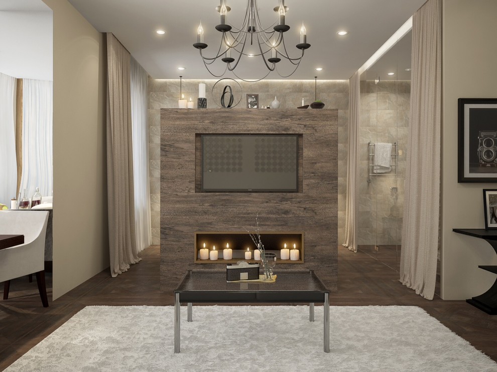 Квартира в современном стиле с элементами арт-деко