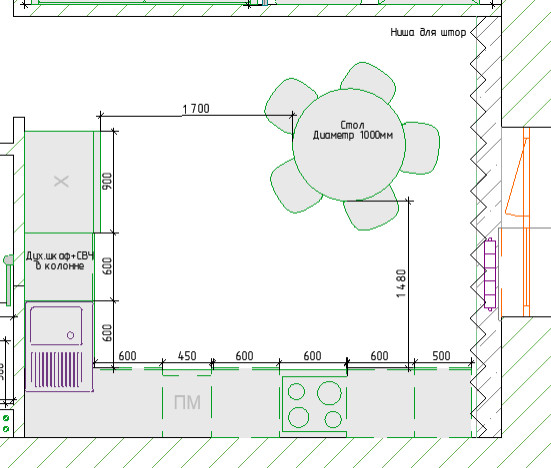 Проект 2-х комнатная квартира 81 м2 для семьи с тремя детьми. Стиль современный