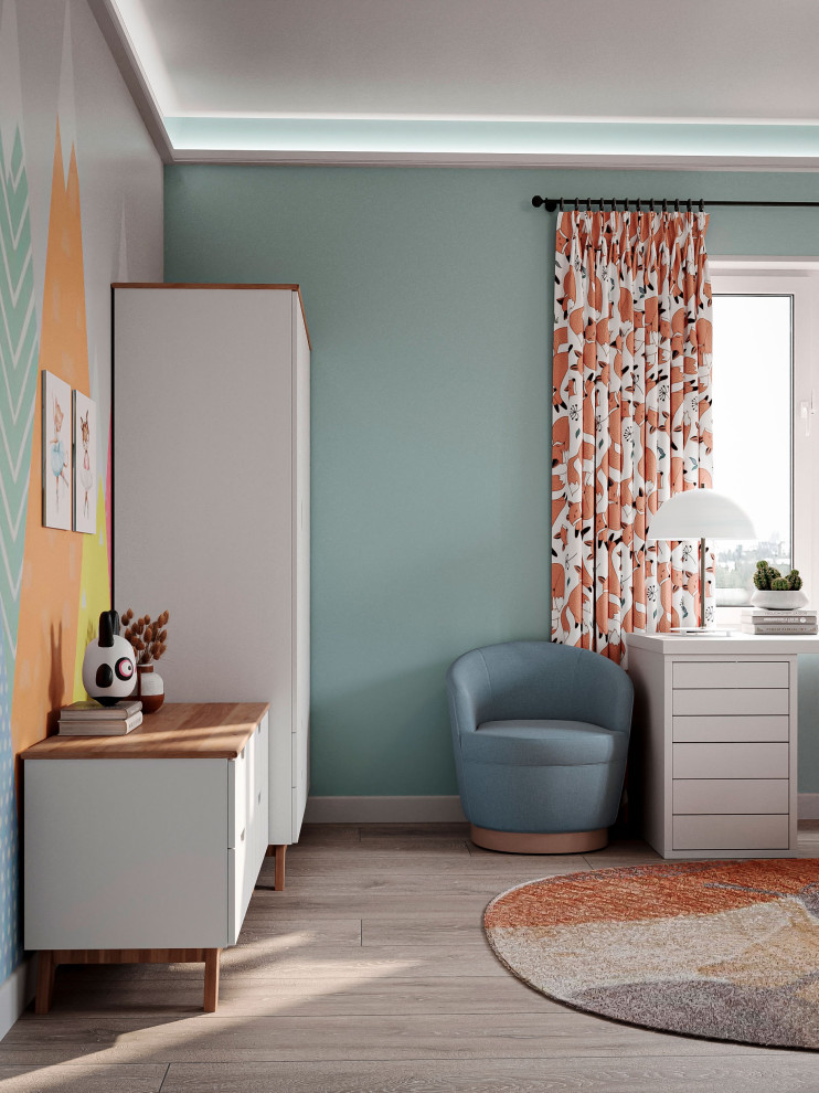 Двухэтажный дом для большой семьи