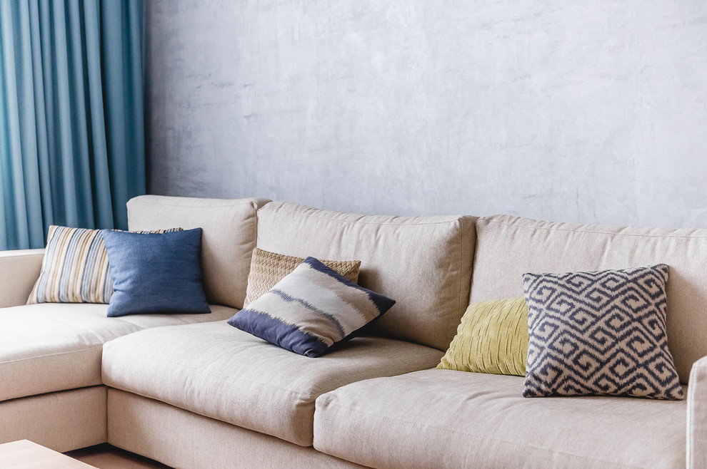 Текстильное оформление проекта дизайн студии SimpleWay