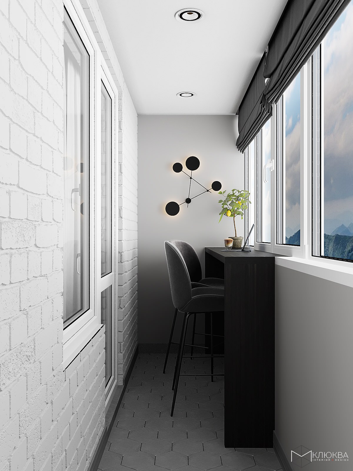 Проект квартиры 60 кв.м  г. Москва