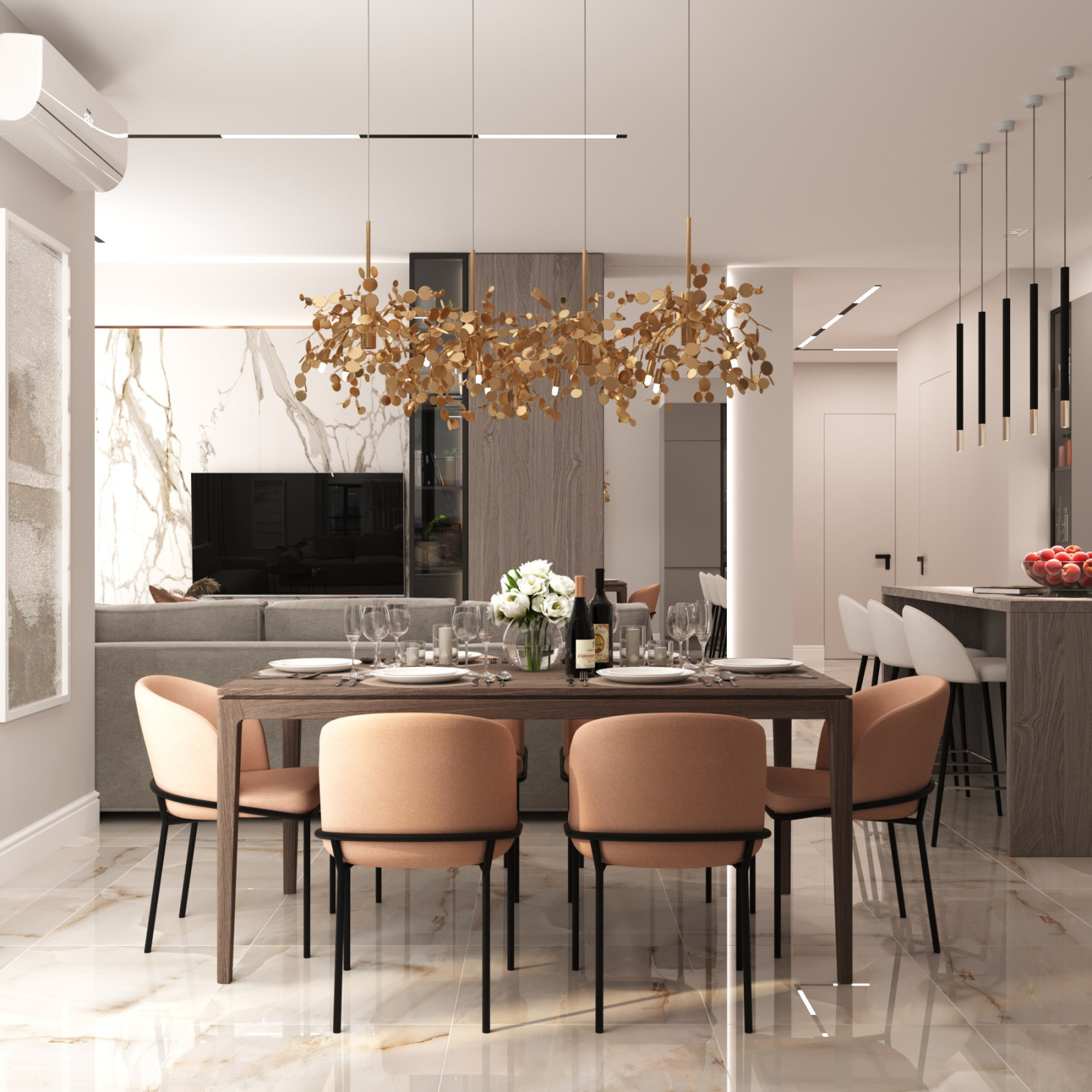 Дизайн интерьера квартиры в ЖК "Бристоль. г. Ростов-на-Дону