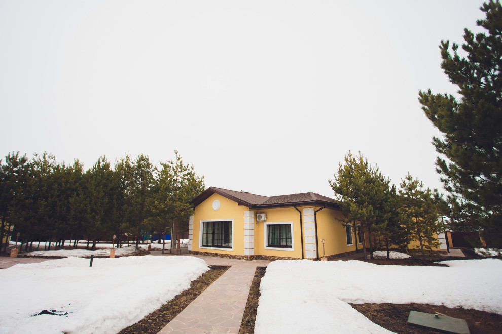 Проект коттеджа и ландшафта в Подмосковье "под ключ"