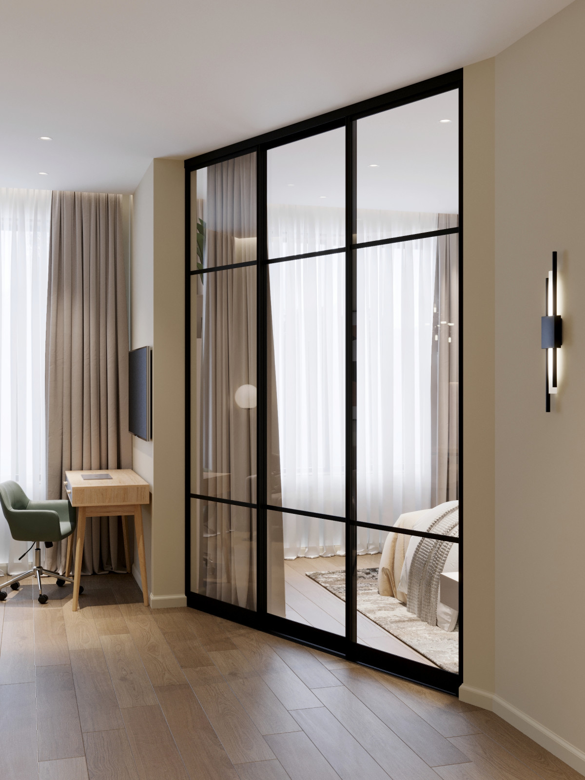 Однокомнатная квартира в современном стиле