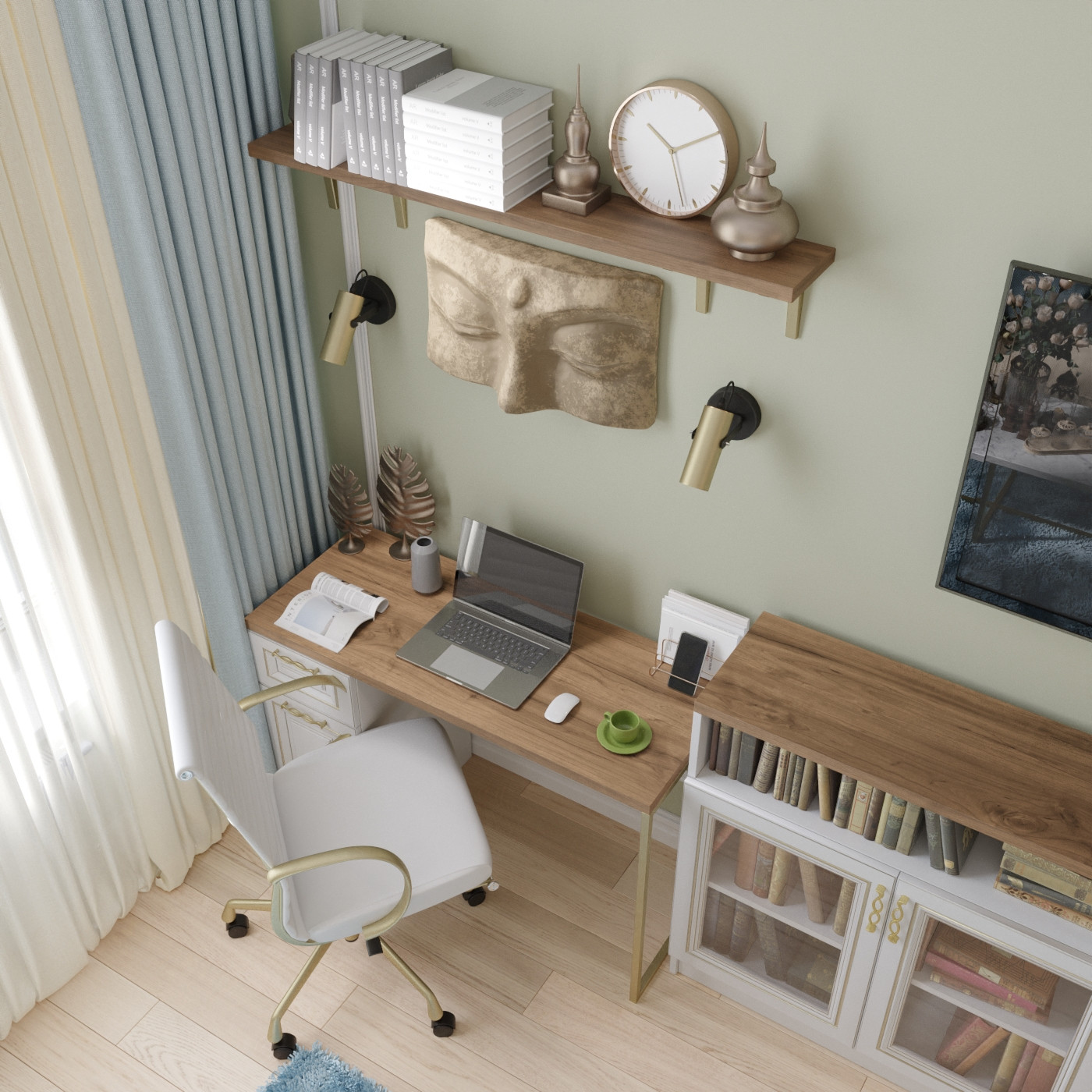 Квартира в Москве, в стиле современной классики