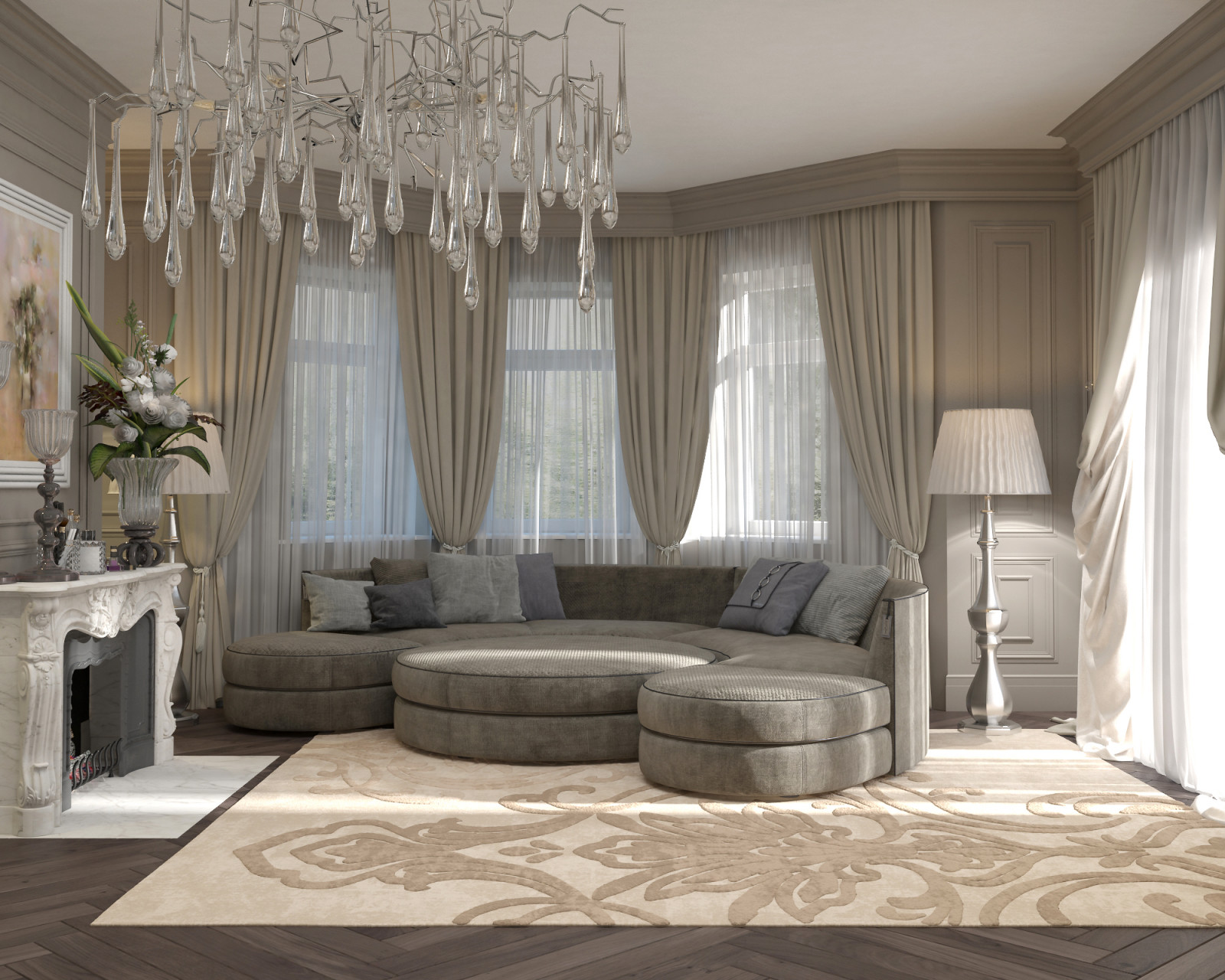 Дом Нагаево гостиная