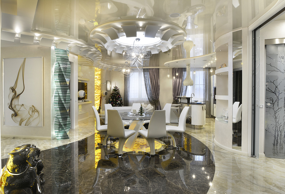 Проект частой квартиры "Стеклянный твист"