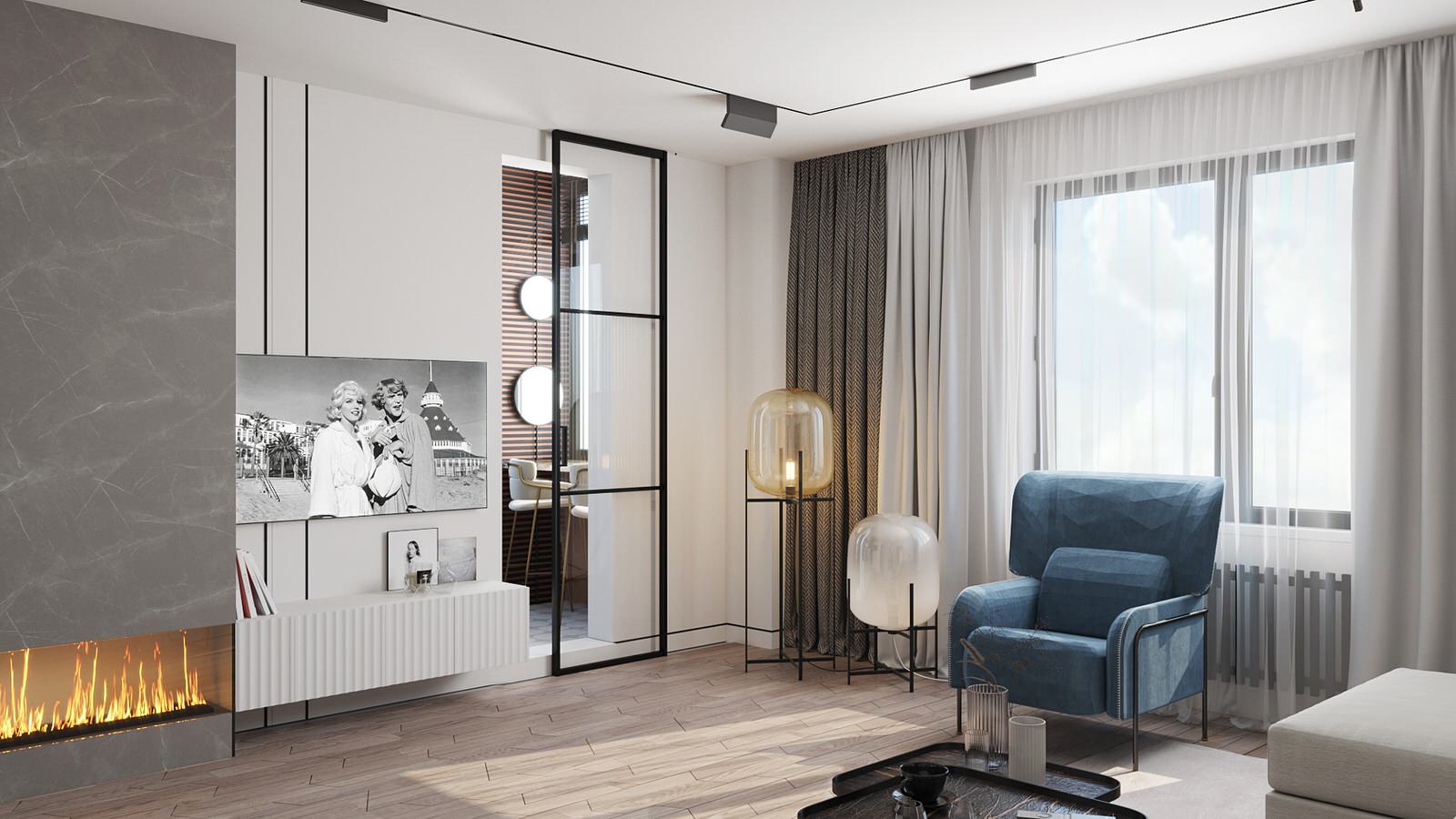 квартира для молодой креативной семьи