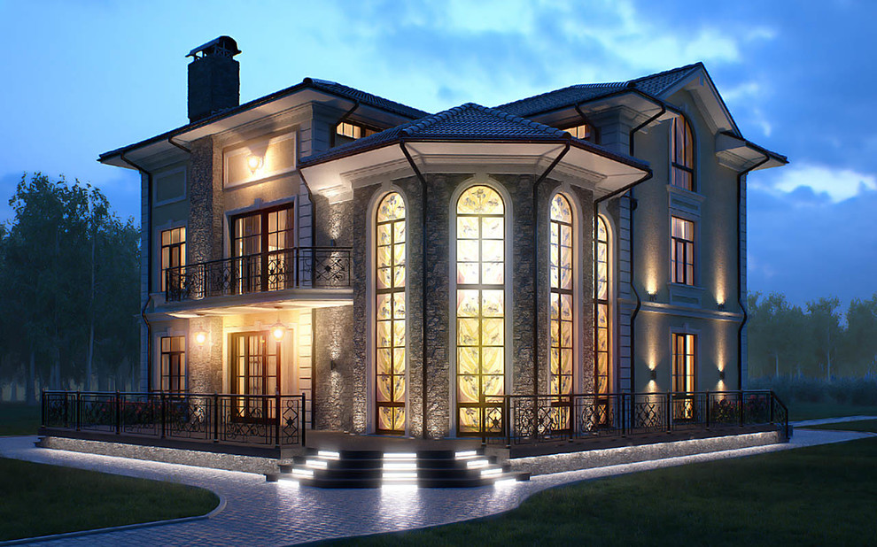 Проект дома с гаражом 600 кв.м