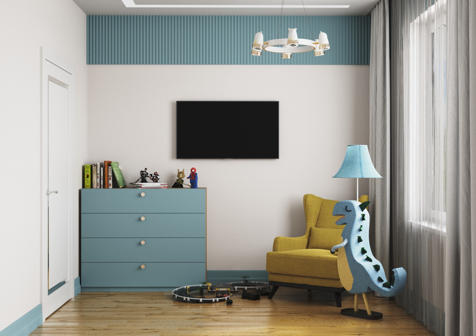 Проект 3-х комнатной квартиры для семьи с 3мя детьми в ЖК Ультра Сити