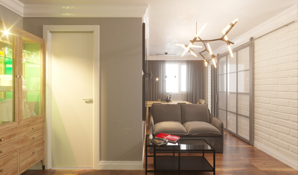 Гостиная, вход в спальню