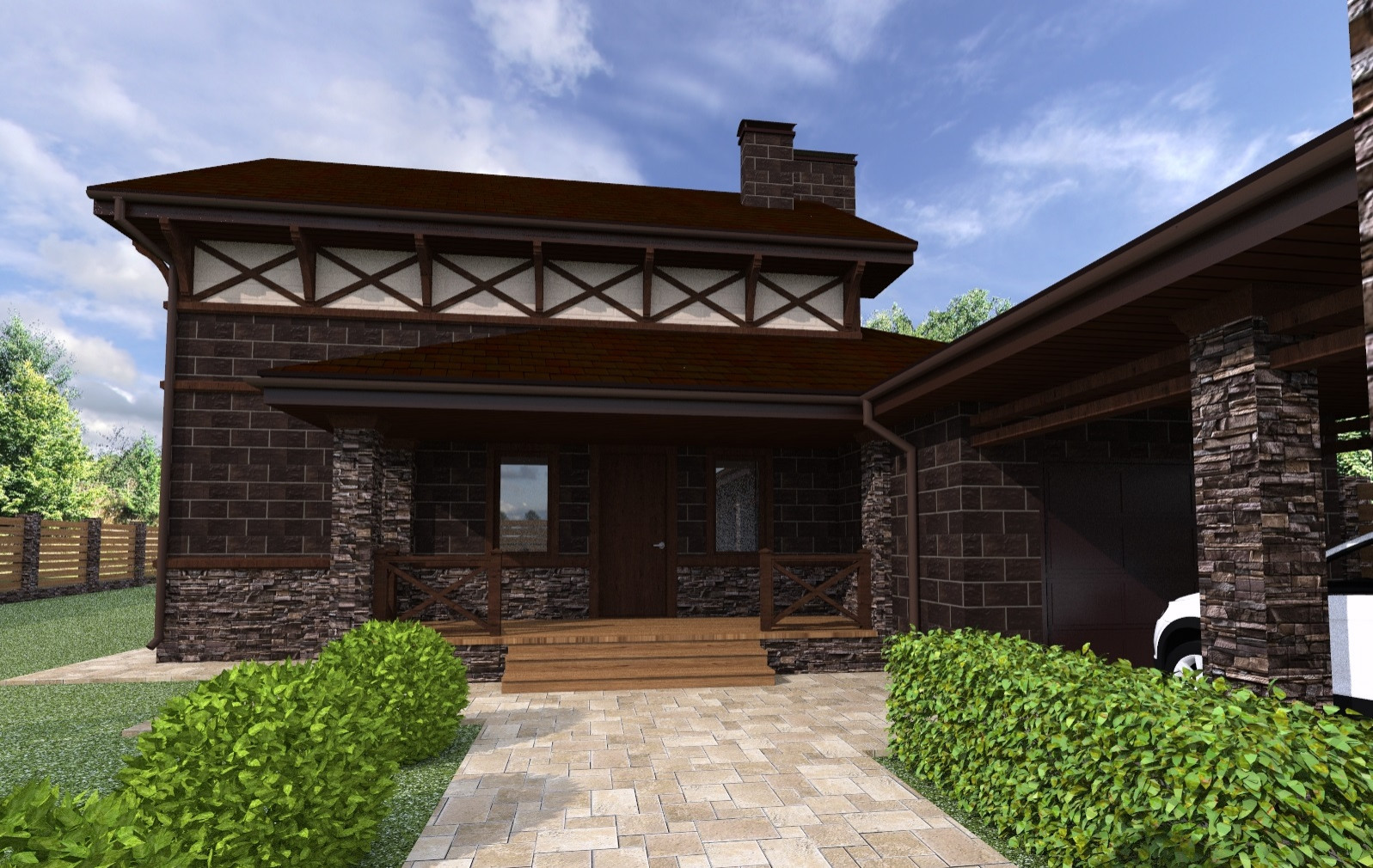 Дом из теплоблока