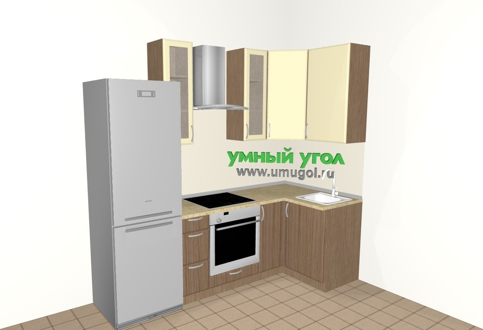 Кухонный гарнитур в однокомнатную квартиру (№2)