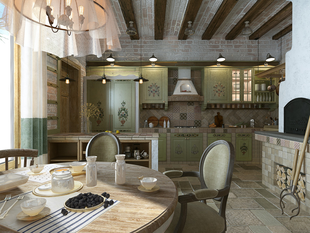 Обложка проекта: Загородный дом с печкой