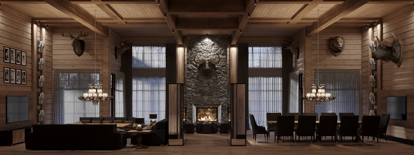 Загородный дом в стиле шале