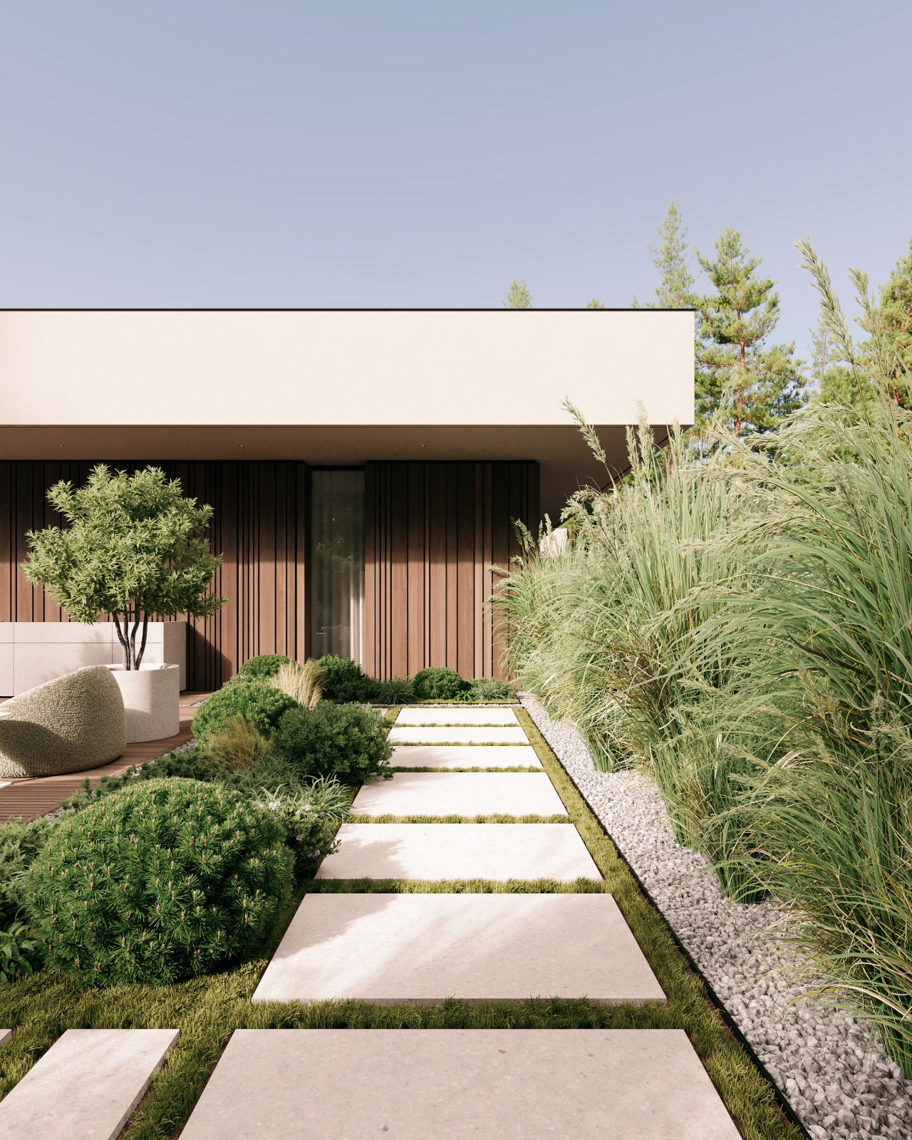 Concept project / Wright house