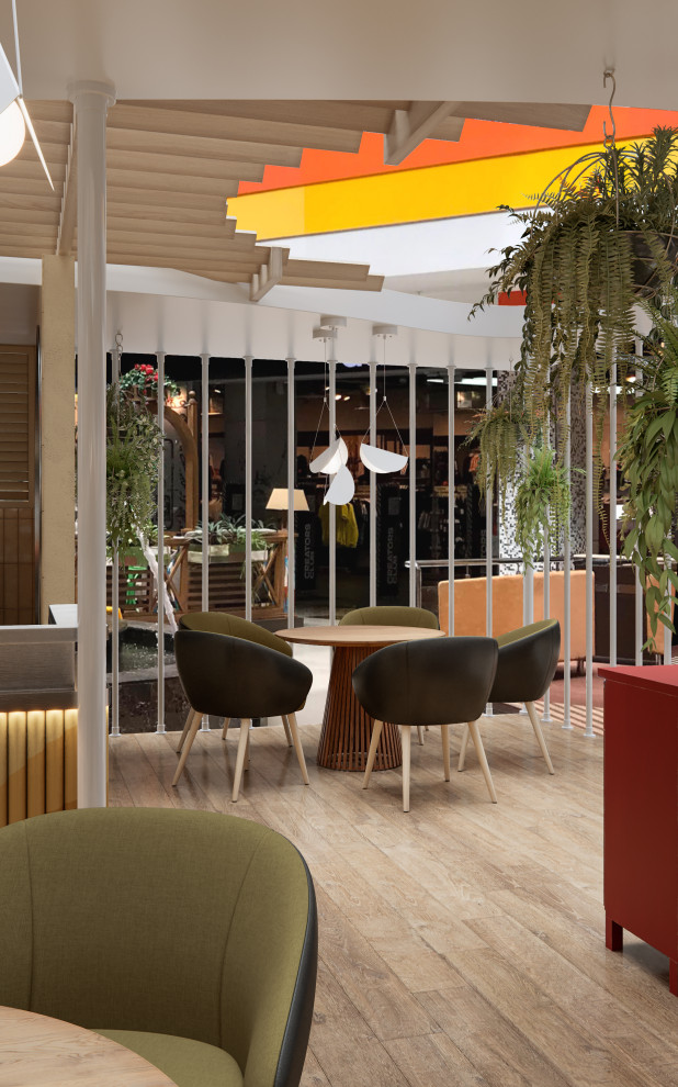 Дизайн интерьера кафе