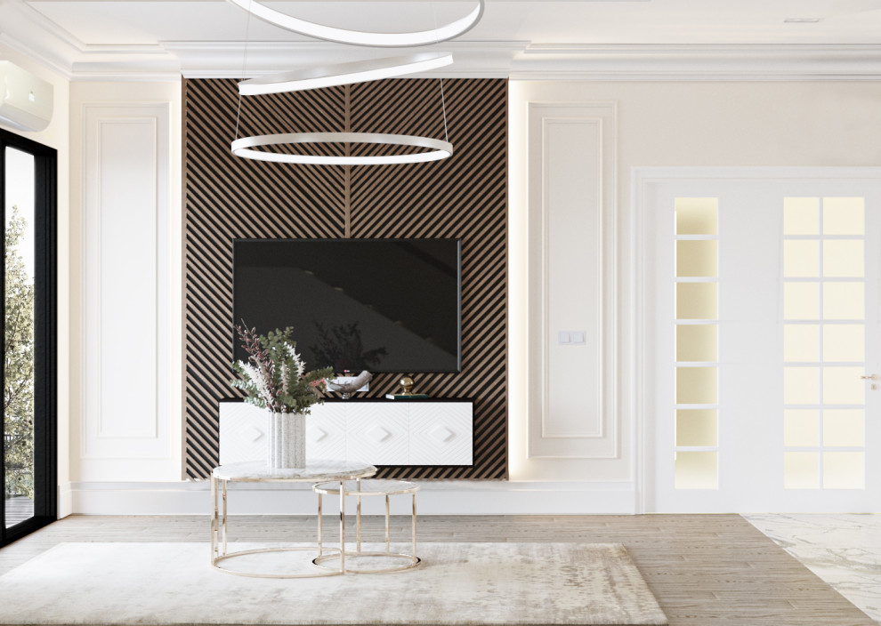 Частный дом в стиле неоклассика и лофт