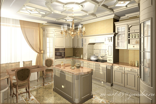 Дизайн интерьера кухни