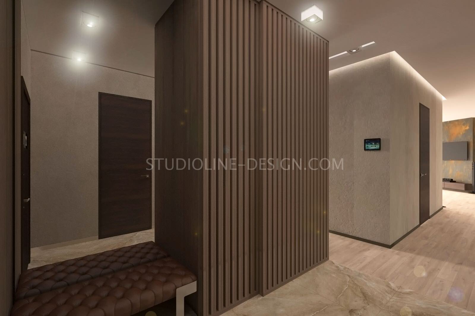 Дизайн 3-хкомнатной квартиры для холостяка