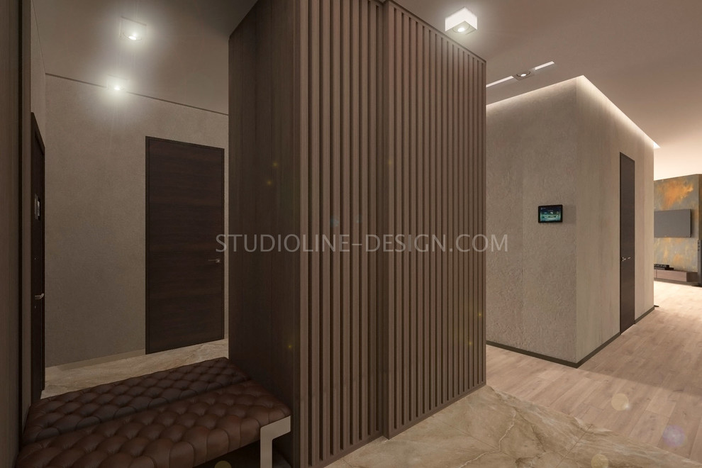 Дизайн 3-хкомнатной квартиры для холостяка