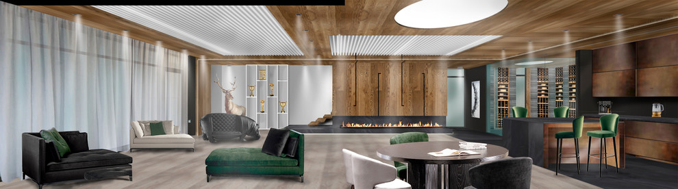 Интерьер частного дома Flying house