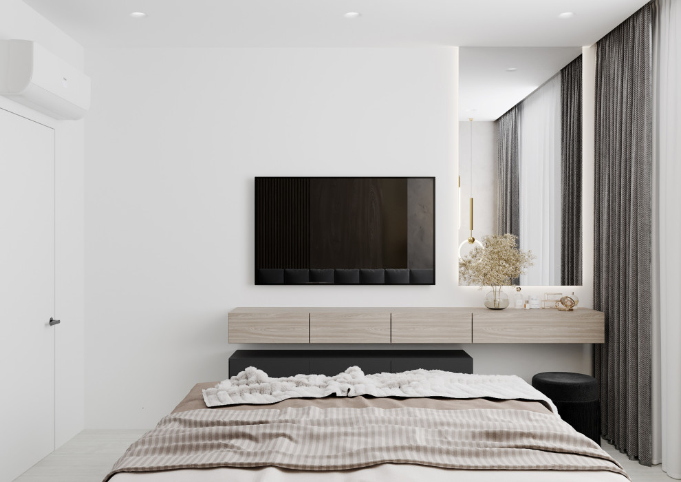 Уютная спальная для молодой семьи