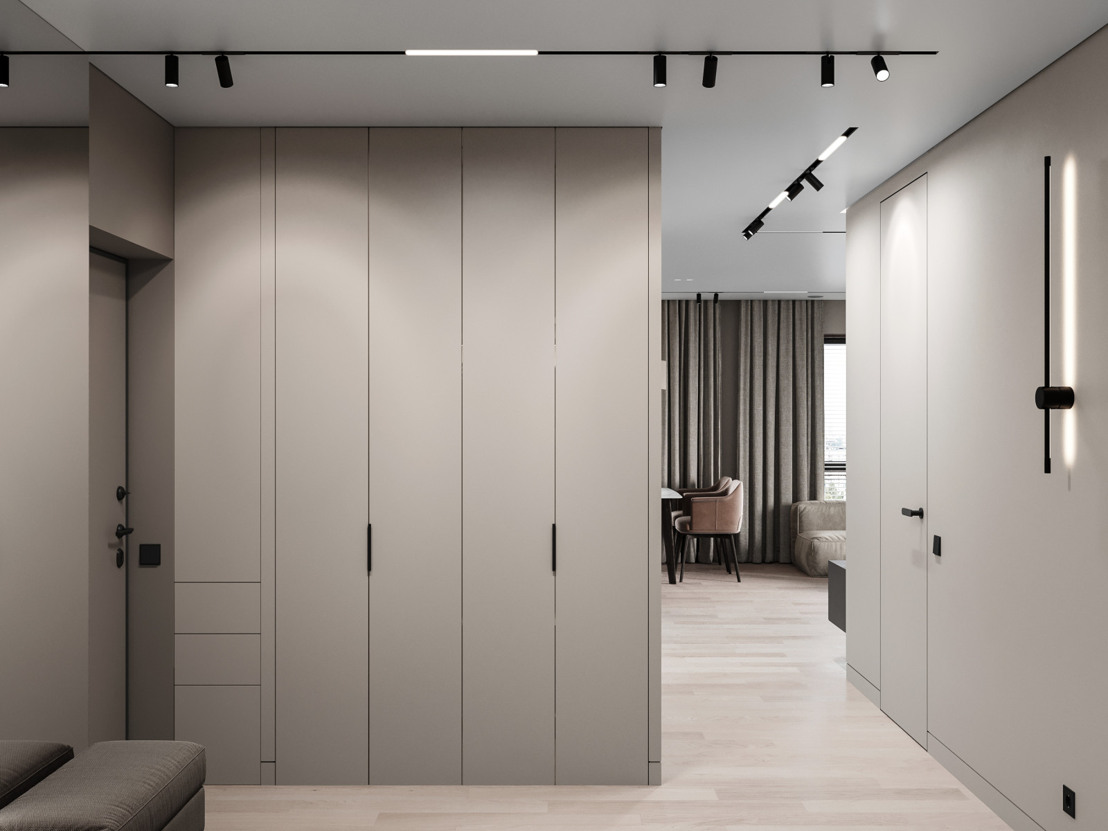 Обложка проекта: 3-х комн.кв-ра ЖК "Большая Очаковская 2", 86,4 м2, 2022