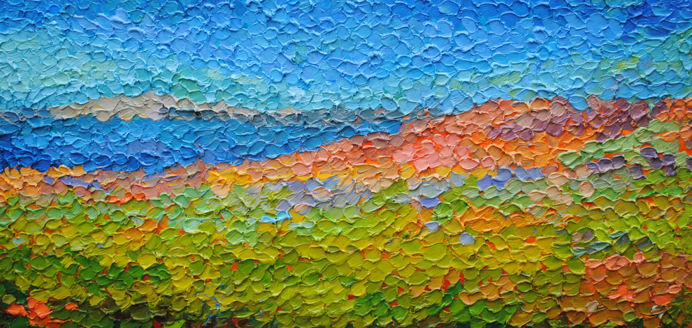 120х60 см, Степь и море. Тамань