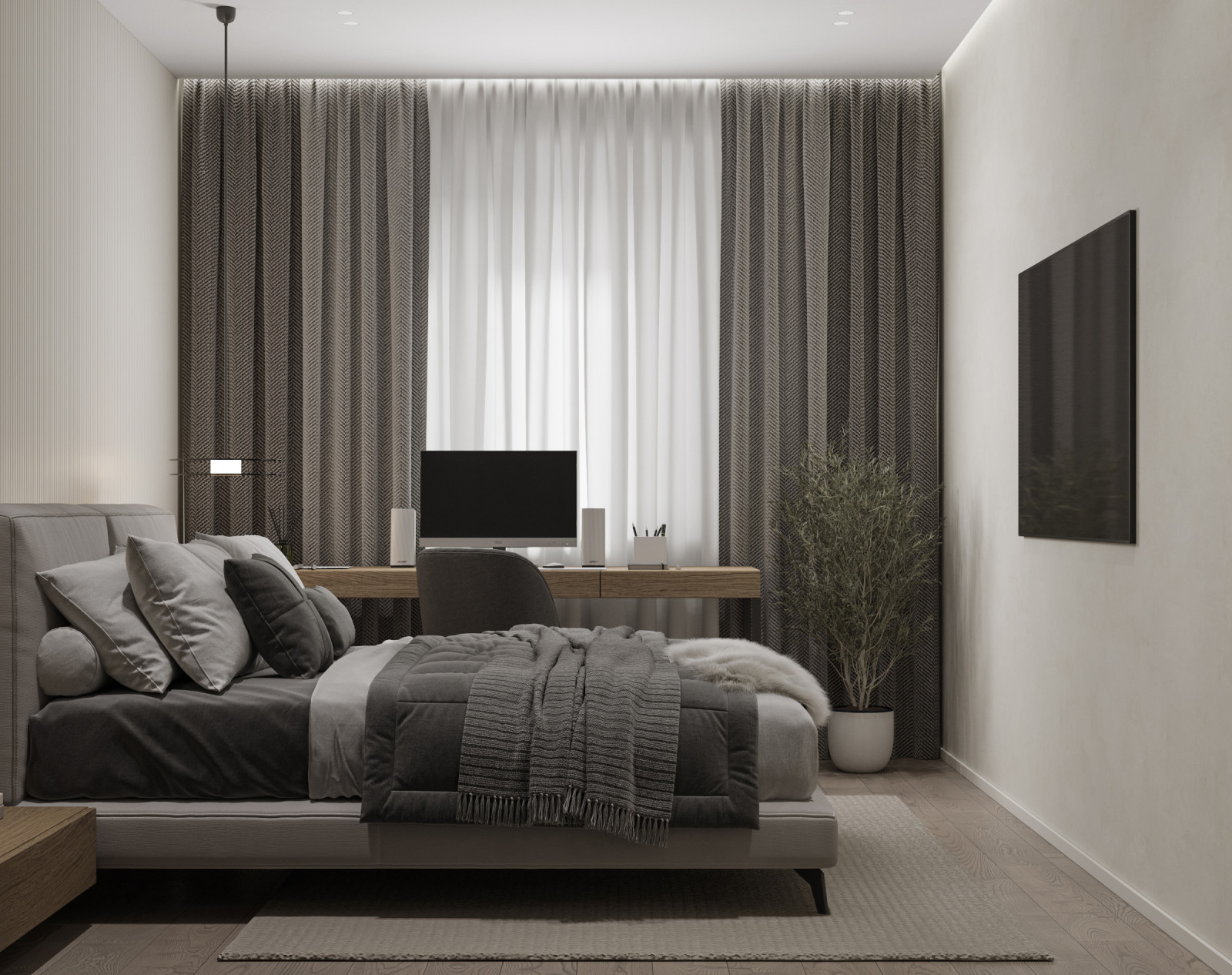 Дизайн квартиры 56м² в Красноярске