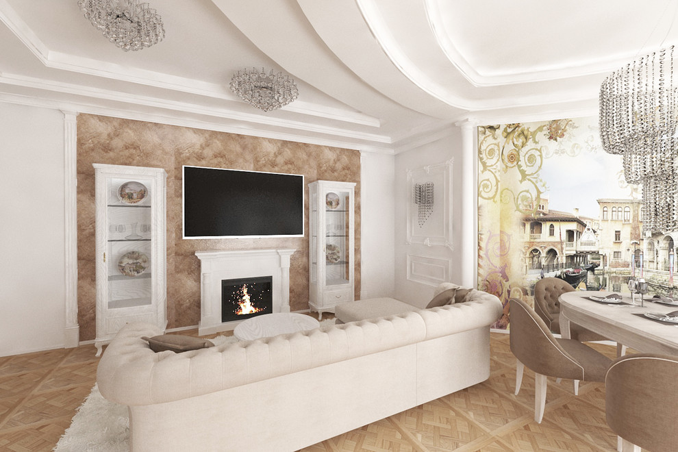 Обложка проекта: Современная классика. Гостиная