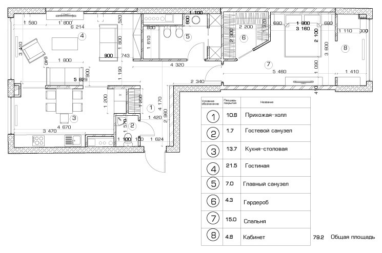 Проект 20 - Интерьер квартиры