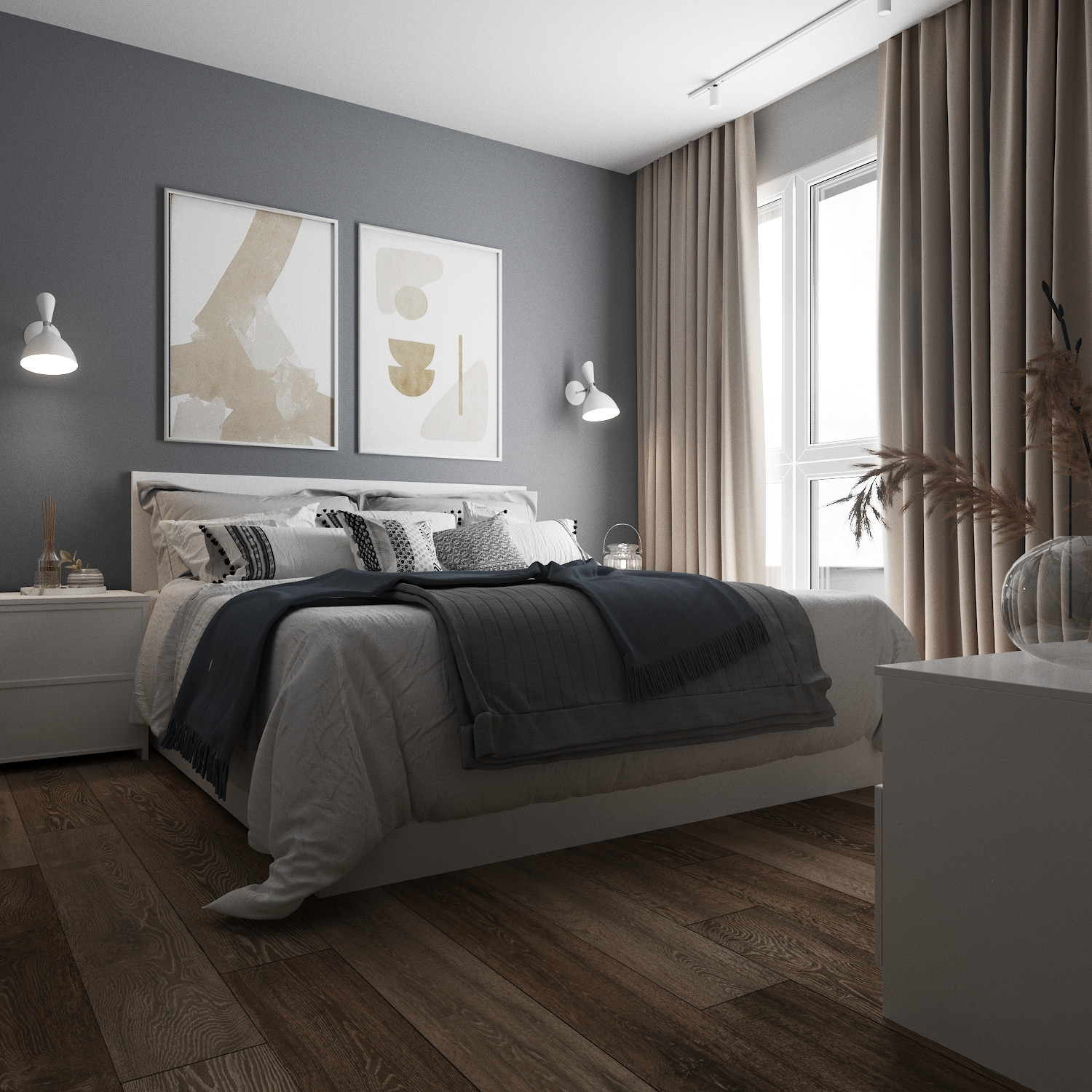 Проект 2-х комнатной для сдачи