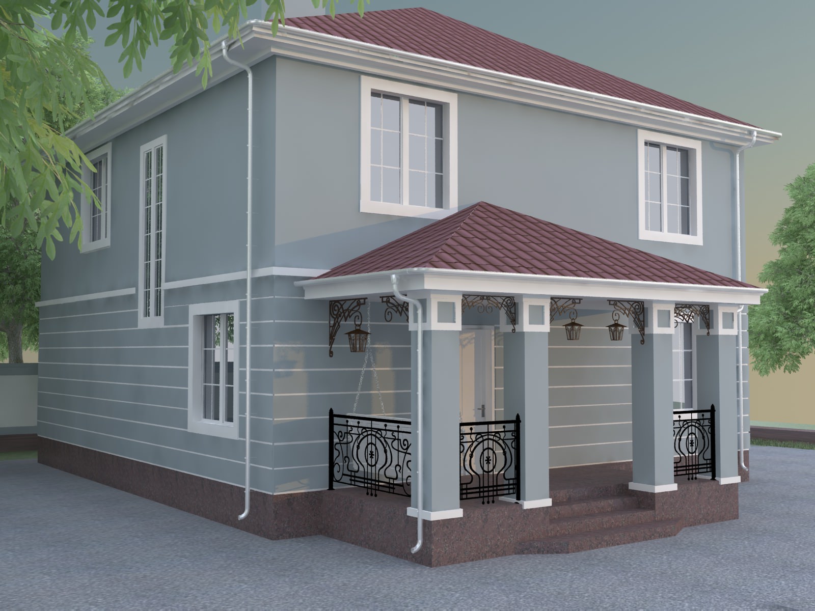 Коттедж в классическом стиле