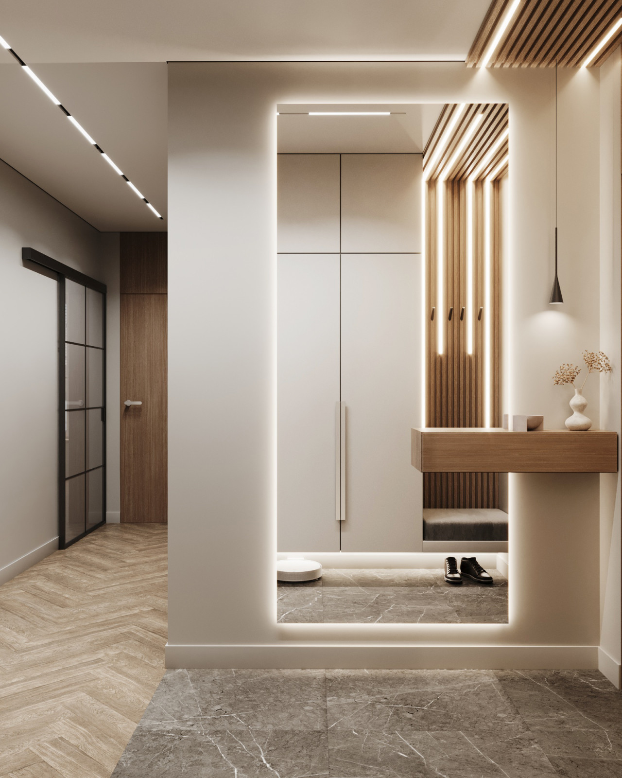 Дизайн-проект квартиры 51м² в ЖК Речной Порт