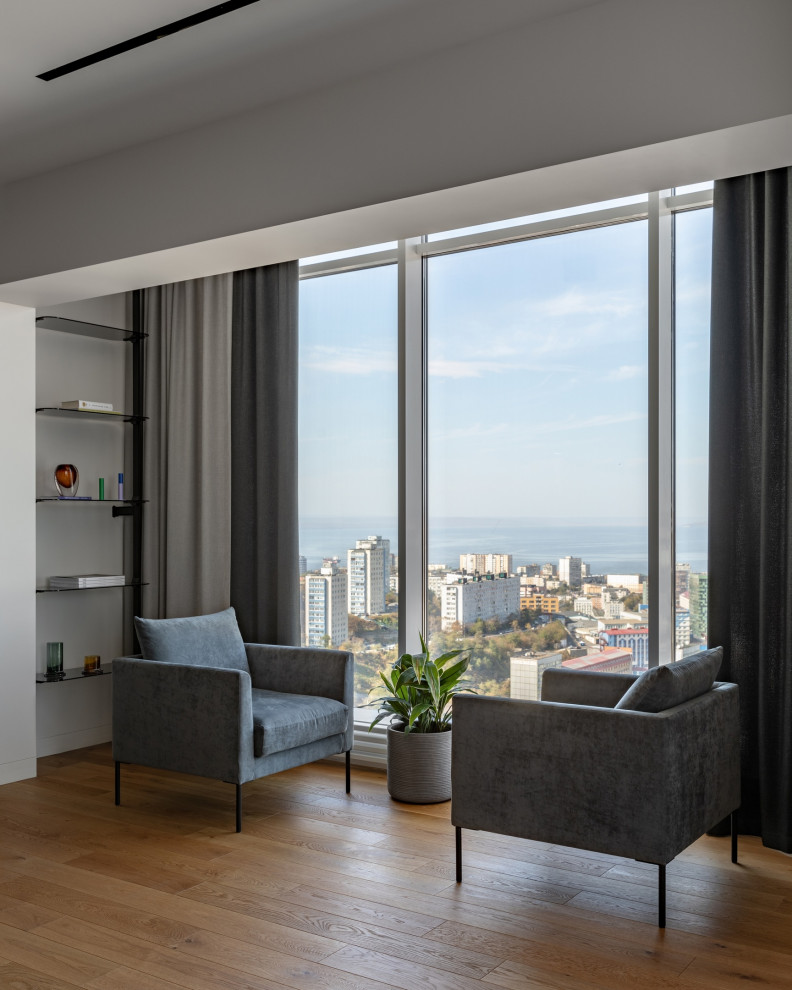 Реализованный дизайн-проект квартиры в ЖК "Высота"