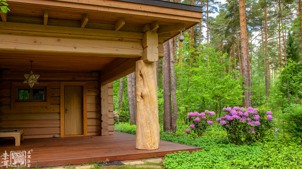 Обложка проекта: Ландшафтный дизайн лесного участка и кровли