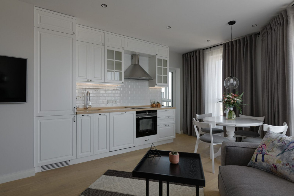 Ремонт квартиры в современном стиле в новостройке Москвы