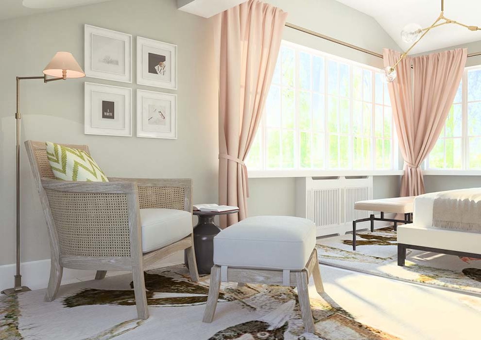 Обложка проекта: Спальня в загородном доме