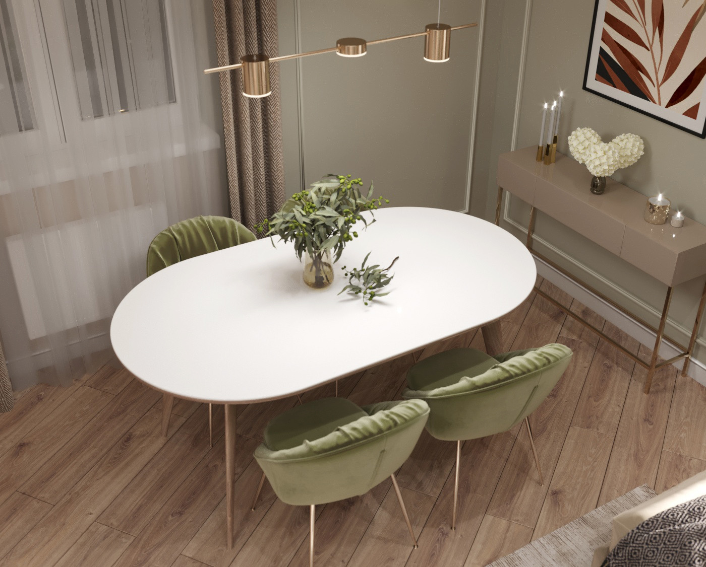 Дизайн-проект квартиры ЖК "Тихий Дон"