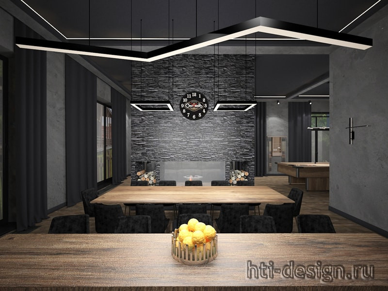 Дизайн интерьера коттеджа