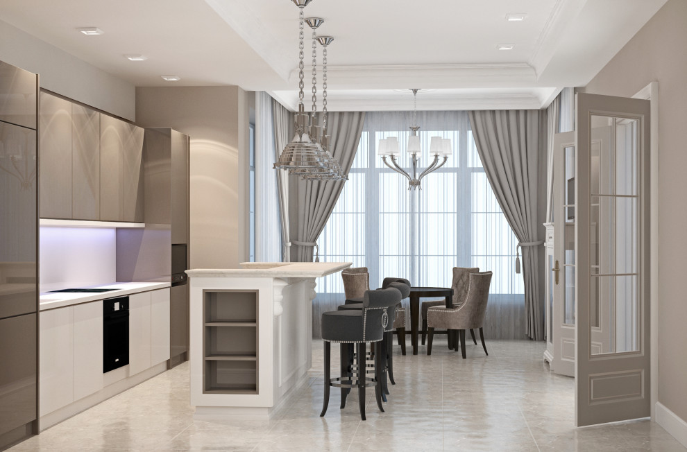 Дизайн интерьера Коттеджа 400 м2. г. Москва