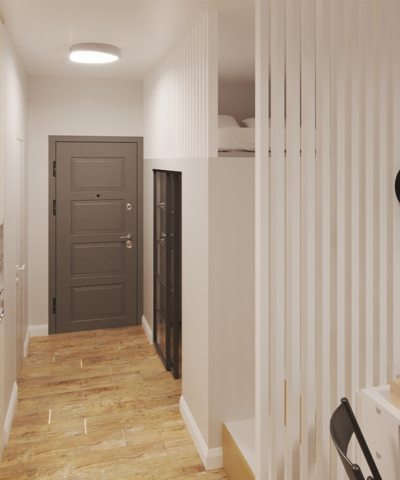 Маленькая площадь: переделка коммуналки в студию