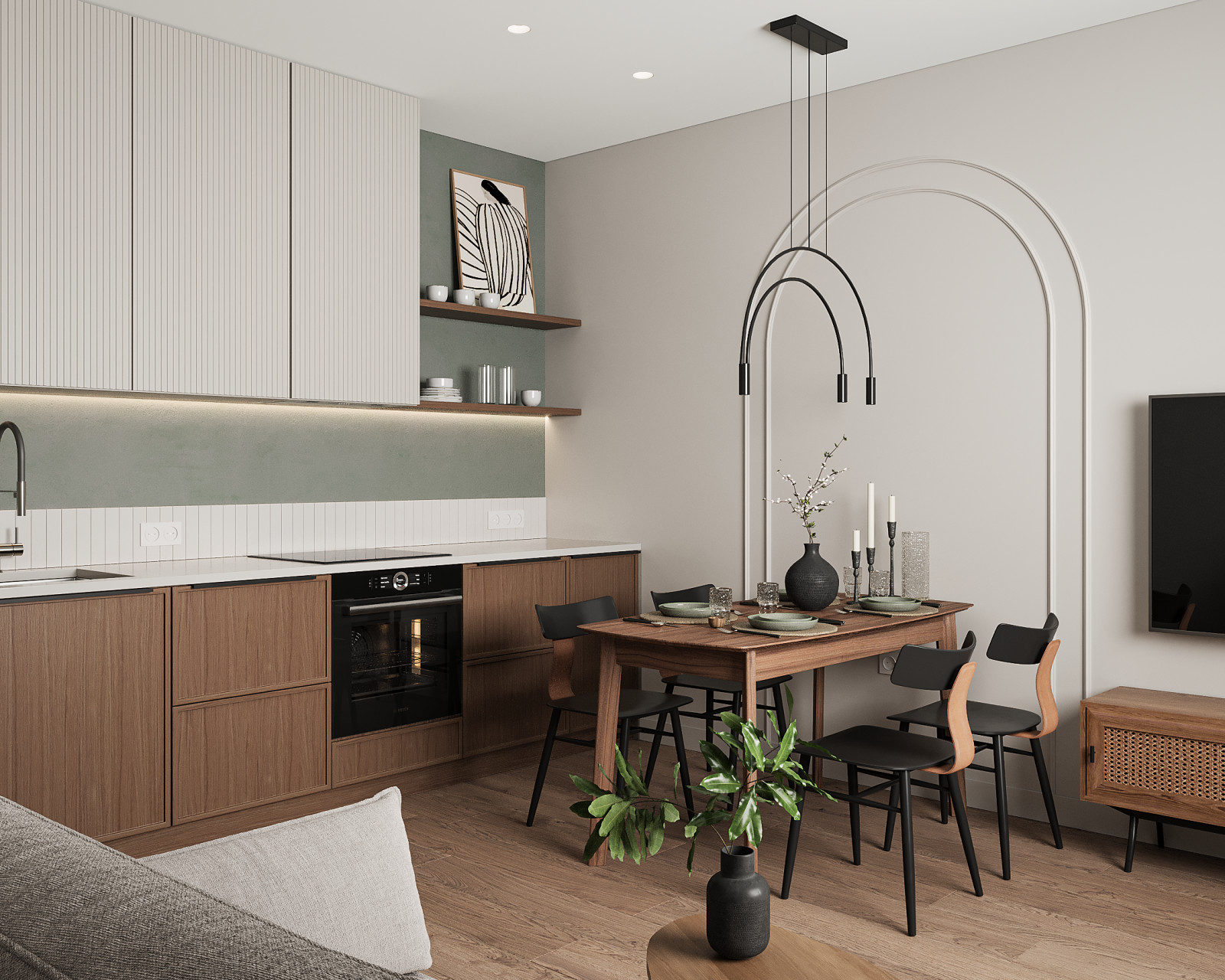 Дизайн-проект квартиры, ЖК "Морская набережная"