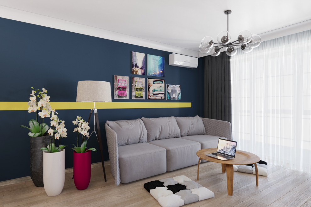 Обложка проекта: Яркая 1-комнатная квартира