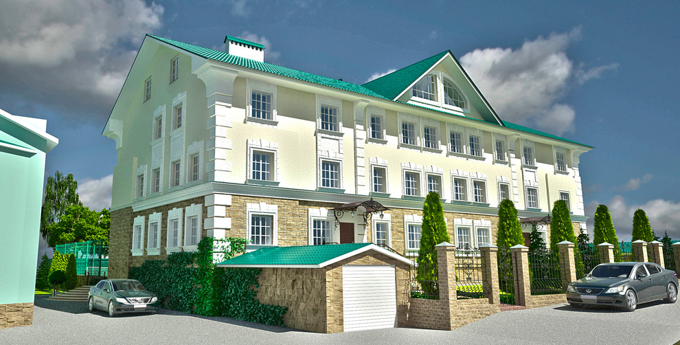 Дизайн внешнего вида и благоустройство территории частного жилого дома