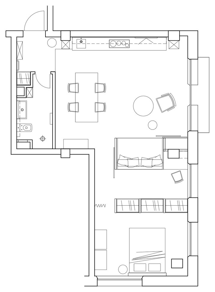 В гостях: Современное искусство и японские мотивы в лофте-трансформере