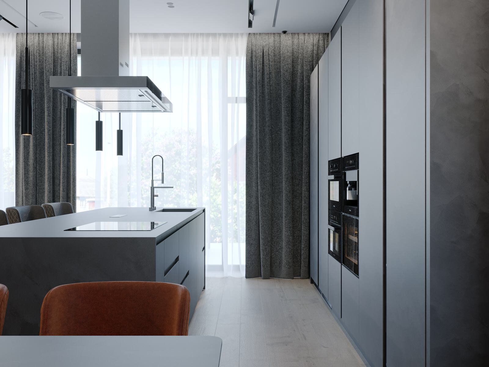 Проект оформления интерьера частного дома 200 кв.м.