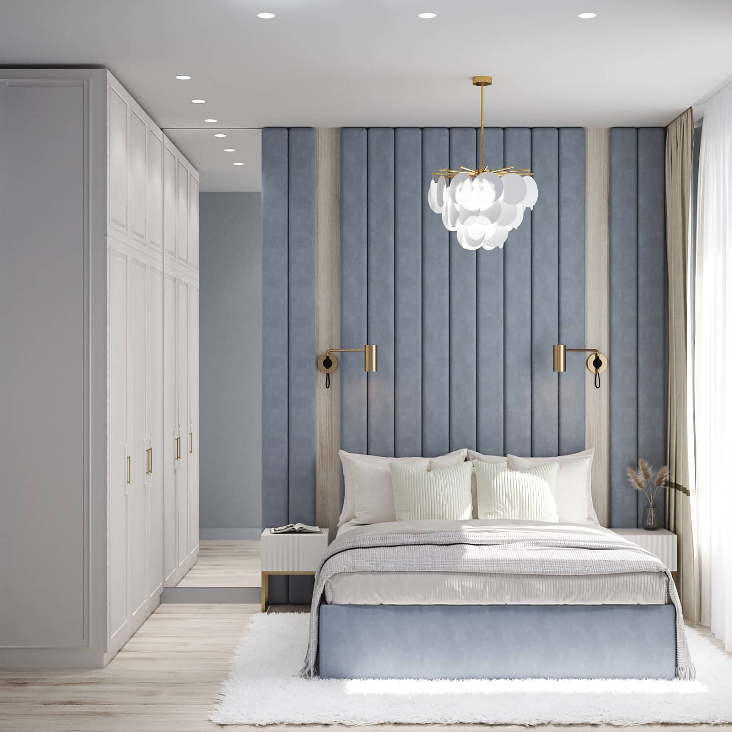 Нежная спальня в Москве