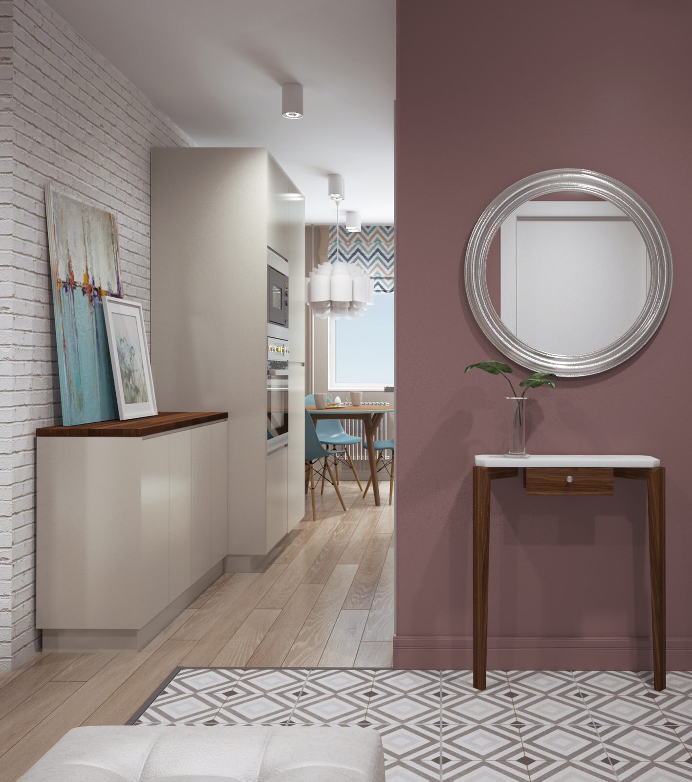 Обложка проекта: Трёшка в пригороде